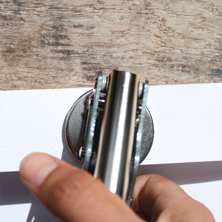 Sello en seco para diseños cuadrados
