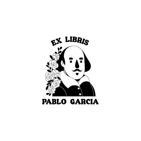 Ex-libris SILUETA NIÑO