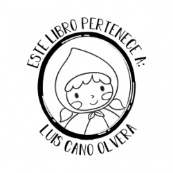 Ex-libris SILUETA NIÑO