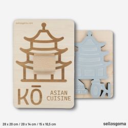 Sellos de medidas grandes, ideales para personalizar tu packaging.