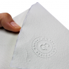Prensa + sello para marcar en seco